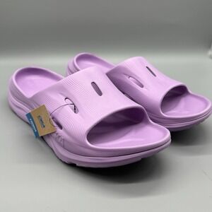 Hoka One Ora Recovery Slide 3 Sandals‎ Purple Men's 12 Women's 14 Comfort